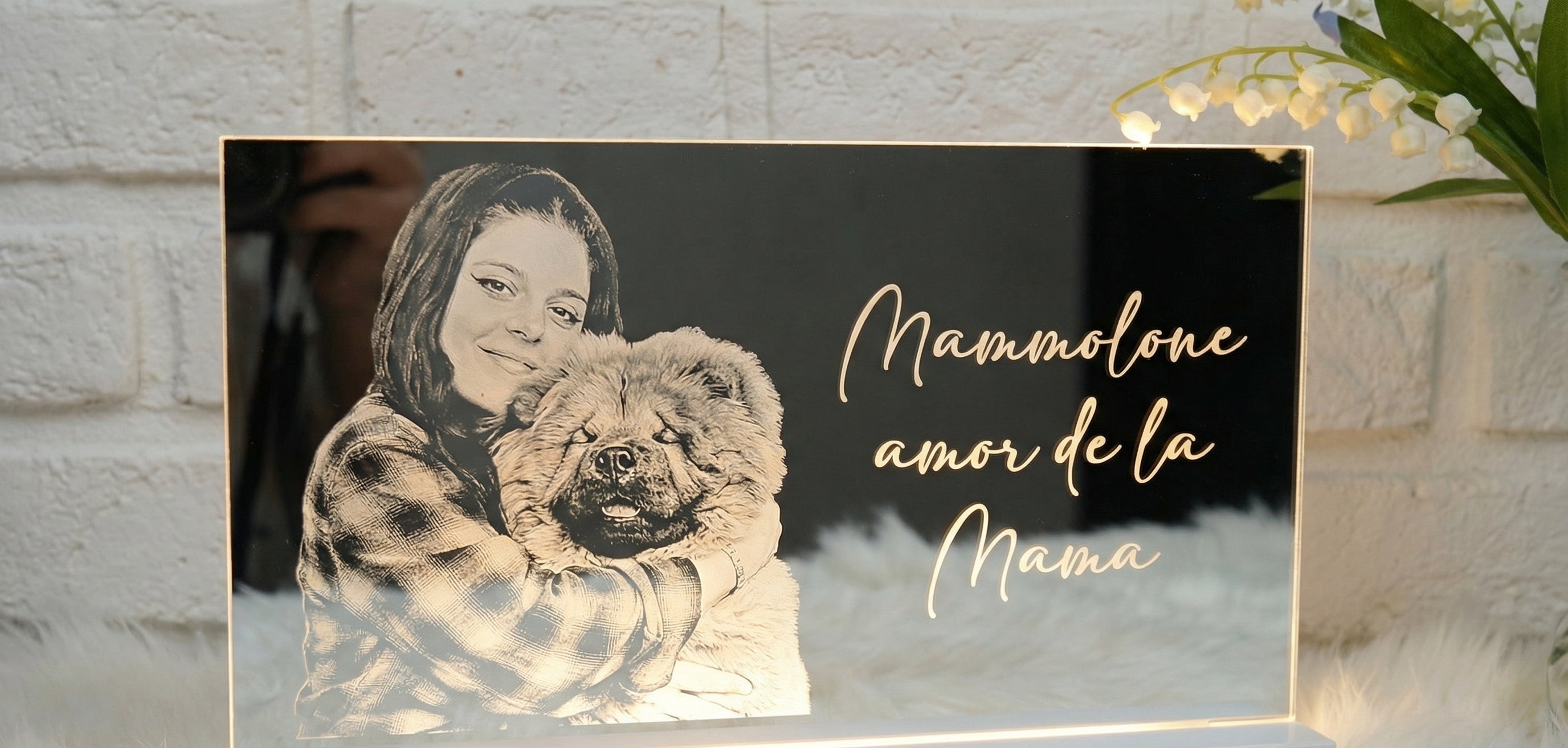 Espejo LED "Luz de Lealtad" - Personalizable