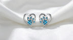 Pendientes de Plata de Ley S925 "Huella de Amor"