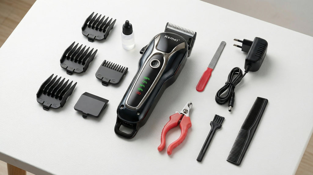 Máquina de Peluquería Profesional Recargable para Humanos y Perros