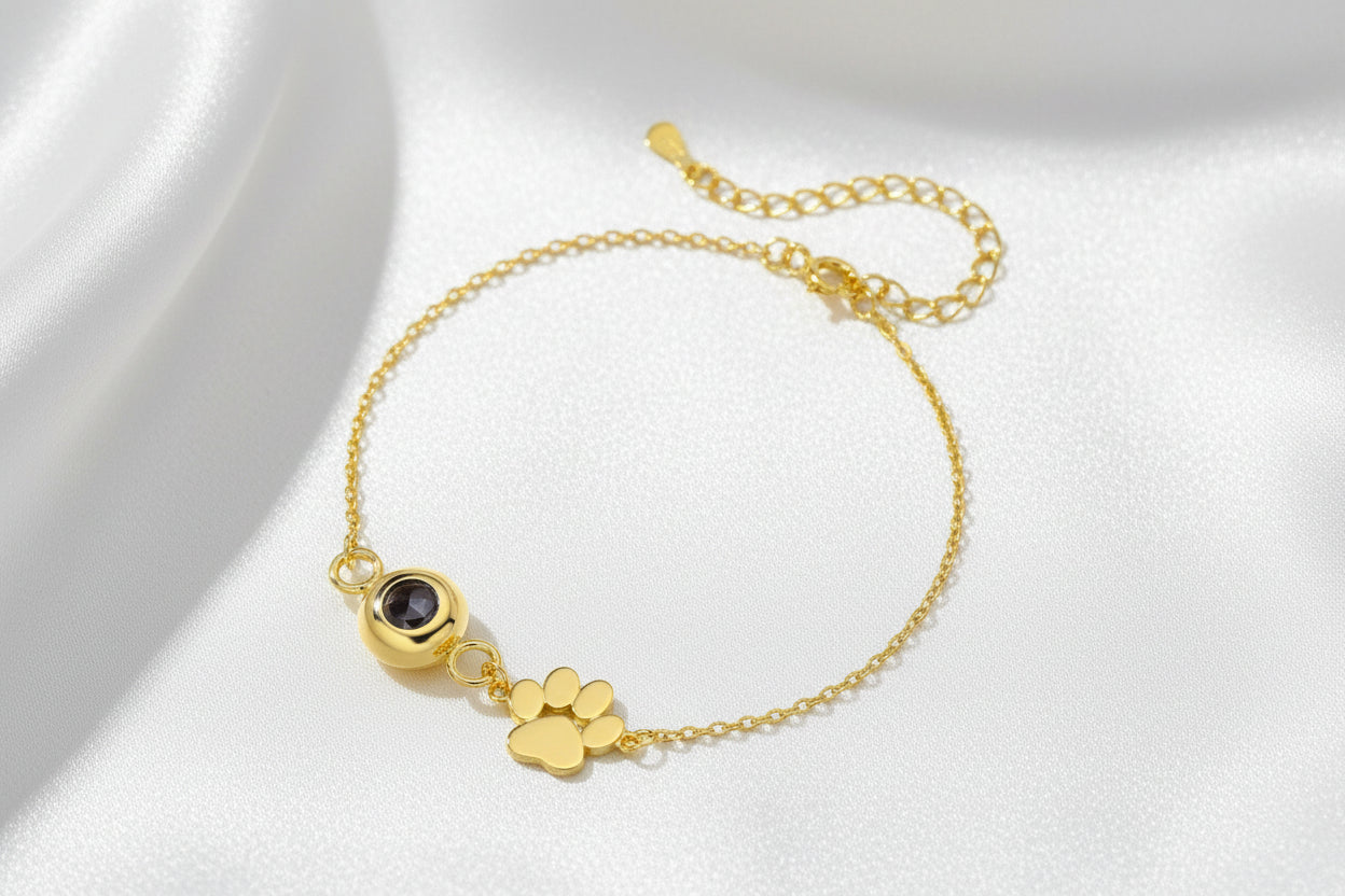 Pulsera Personalizada de Acero con FOTO y Nombre de tu Perro