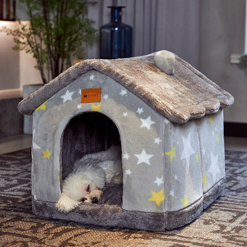 Casa Cueva Plegable y Térmica para Mascotas