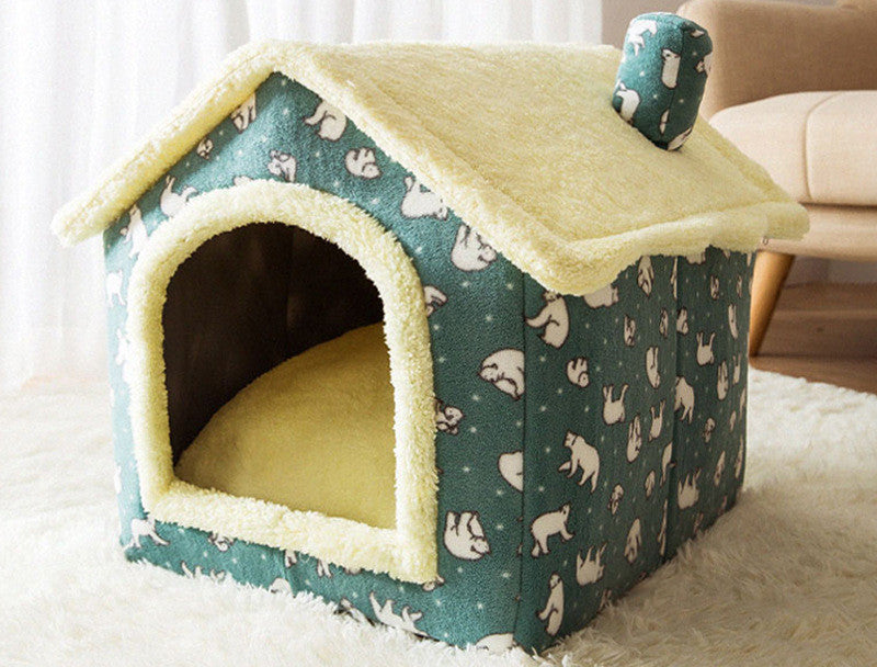 Casa Cueva Plegable y Térmica para Mascotas