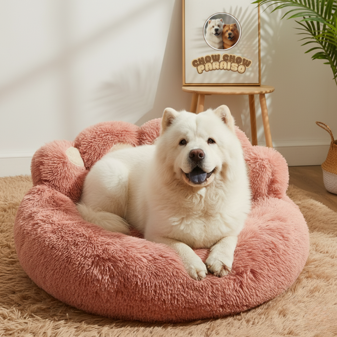 cama-acolchada-perros-grandes-suave-rosa-chow-chow-paraiso-espana-shop-productos-para-mascostas-perros-y-gatos