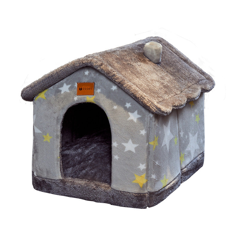 Casa Cueva Plegable y Térmica para Mascotas