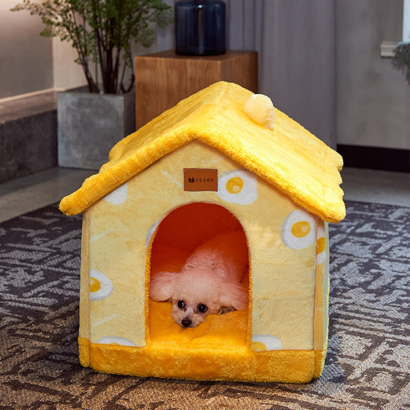 Casa Cueva Plegable y Térmica para Mascotas