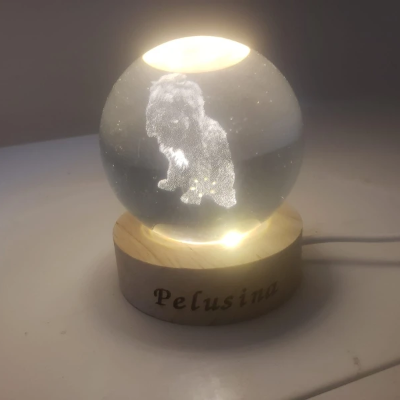 Esfera de Cristal "Luz de Lealtad" - Personalizable