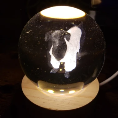 Esfera de Cristal "Luz de Lealtad" - Personalizable