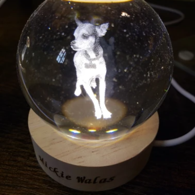 Esfera de Cristal "Luz de Lealtad" - Personalizable