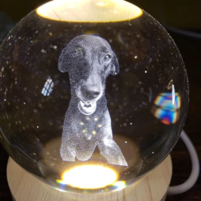 Esfera de Cristal "Luz de Lealtad" - Personalizable