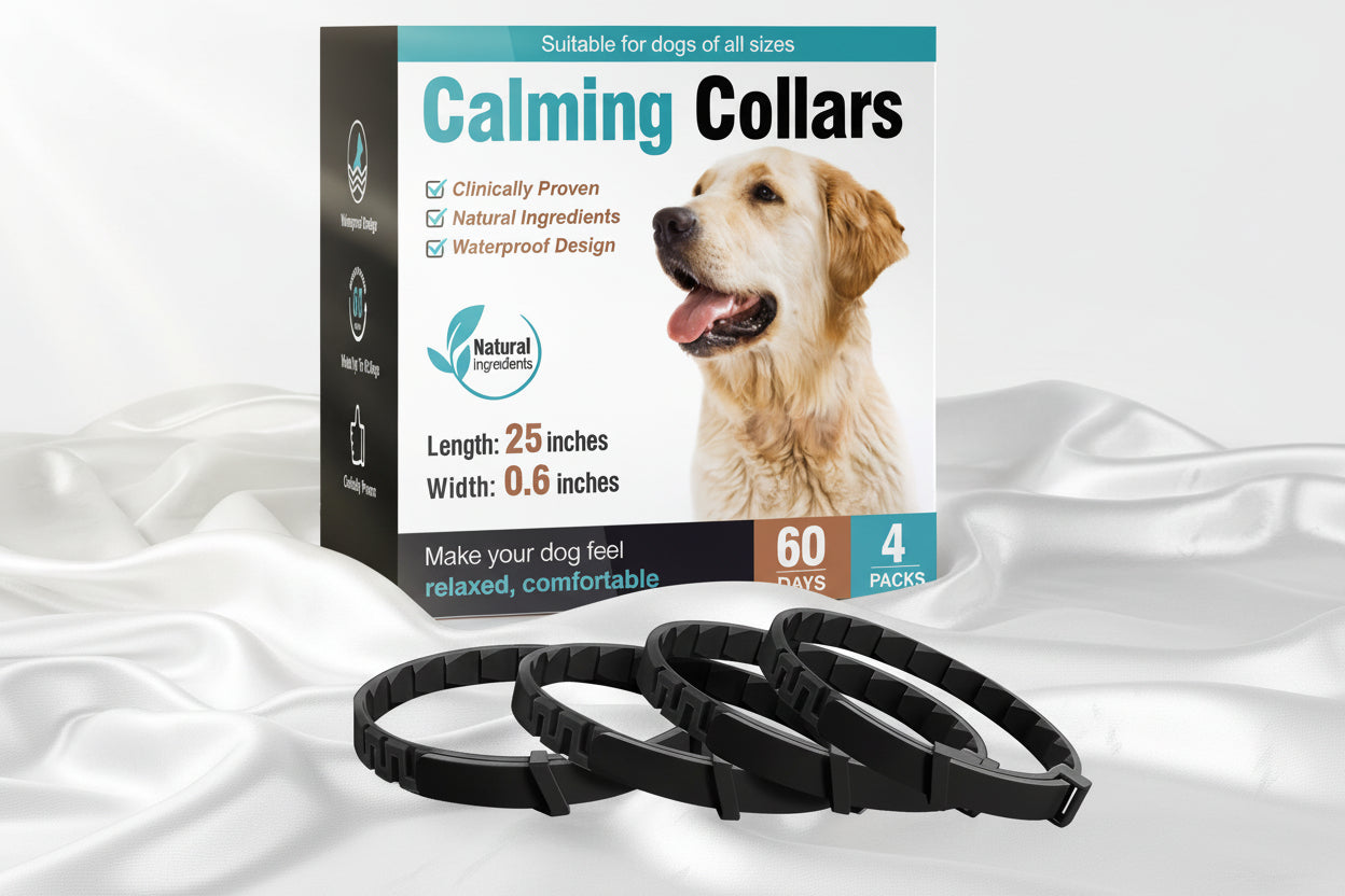 Set 4 Collar Antiparasitario -Repellente con Extractos Plantares