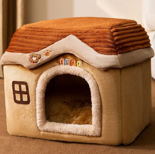 Casa Cueva Plegable y Térmica para Mascotas