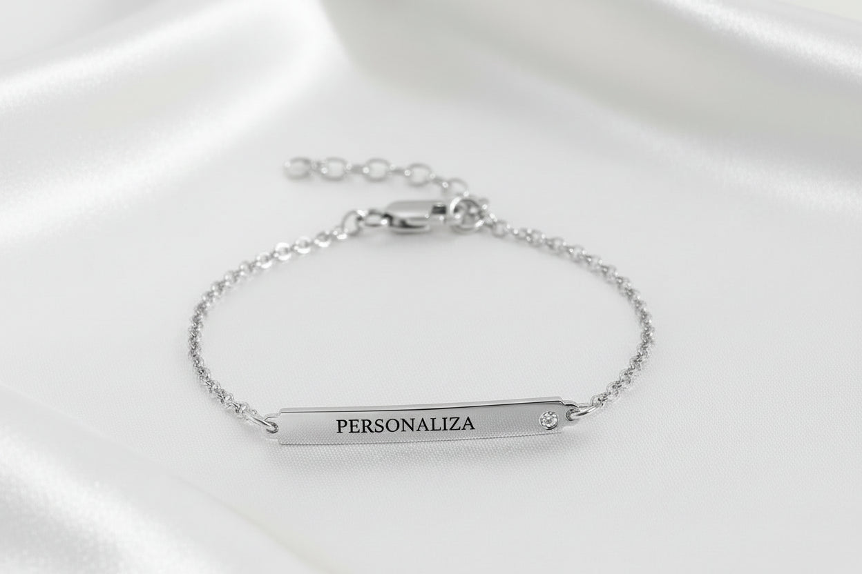 Brazalete en Plata de Ley 925 Personalizable