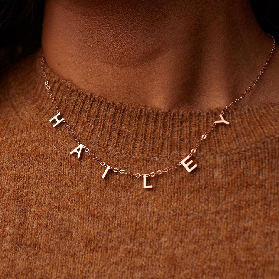 Collar de Letras  Personalizado
