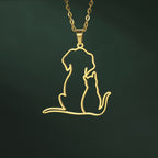 Collar "Unión Inseparable" de Perro y Gato