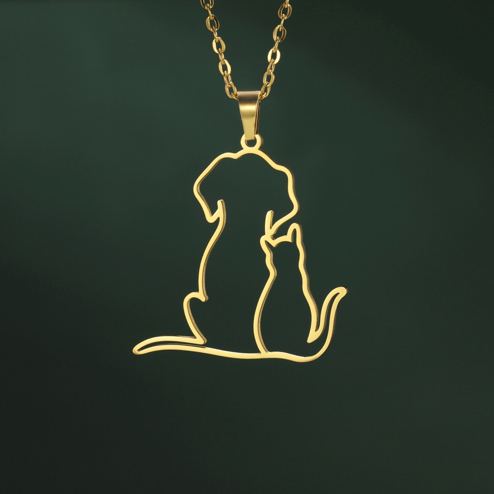 Collar "Unión Inseparable" de Perro y Gato