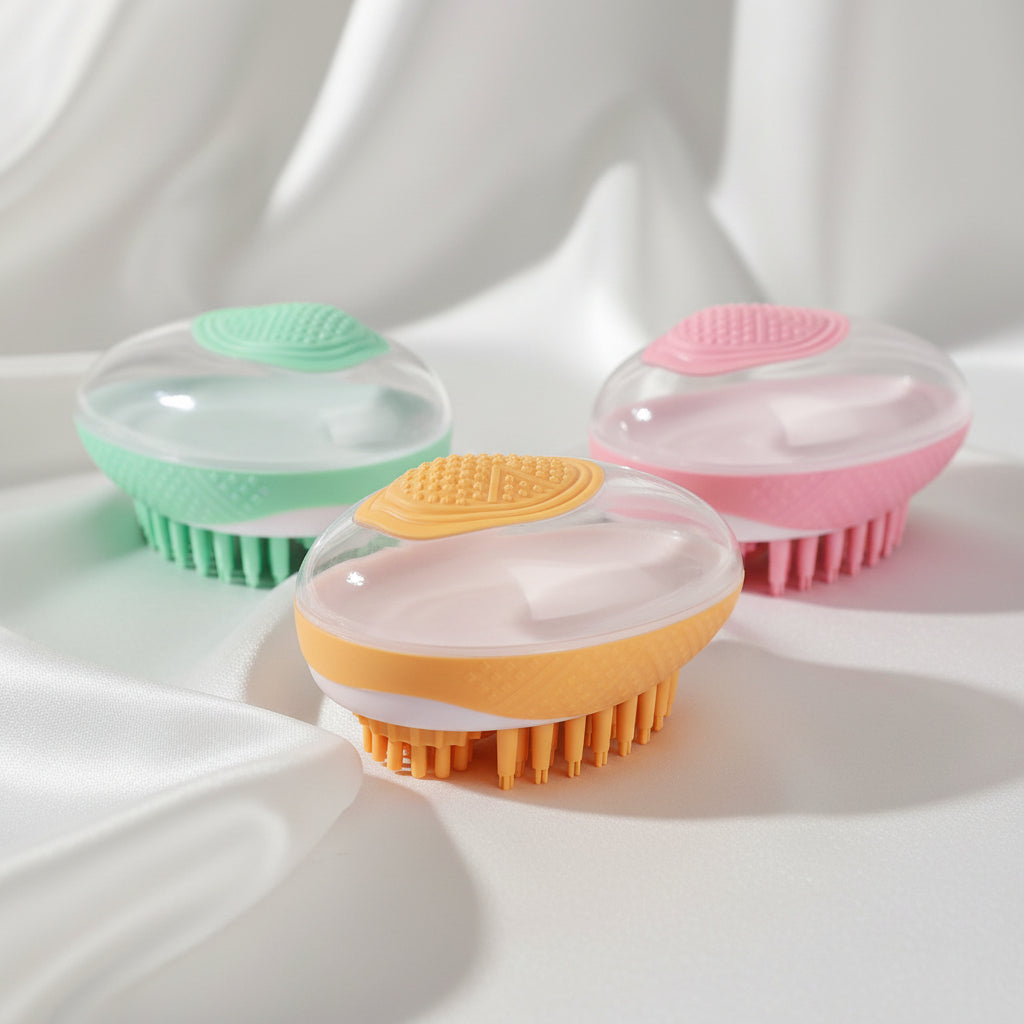 Cepillo Masajeador 2 en 1 "Spa en Casa" para Mascotas