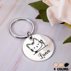 Llavero Redondo de Acero Inoxidable Personalizable