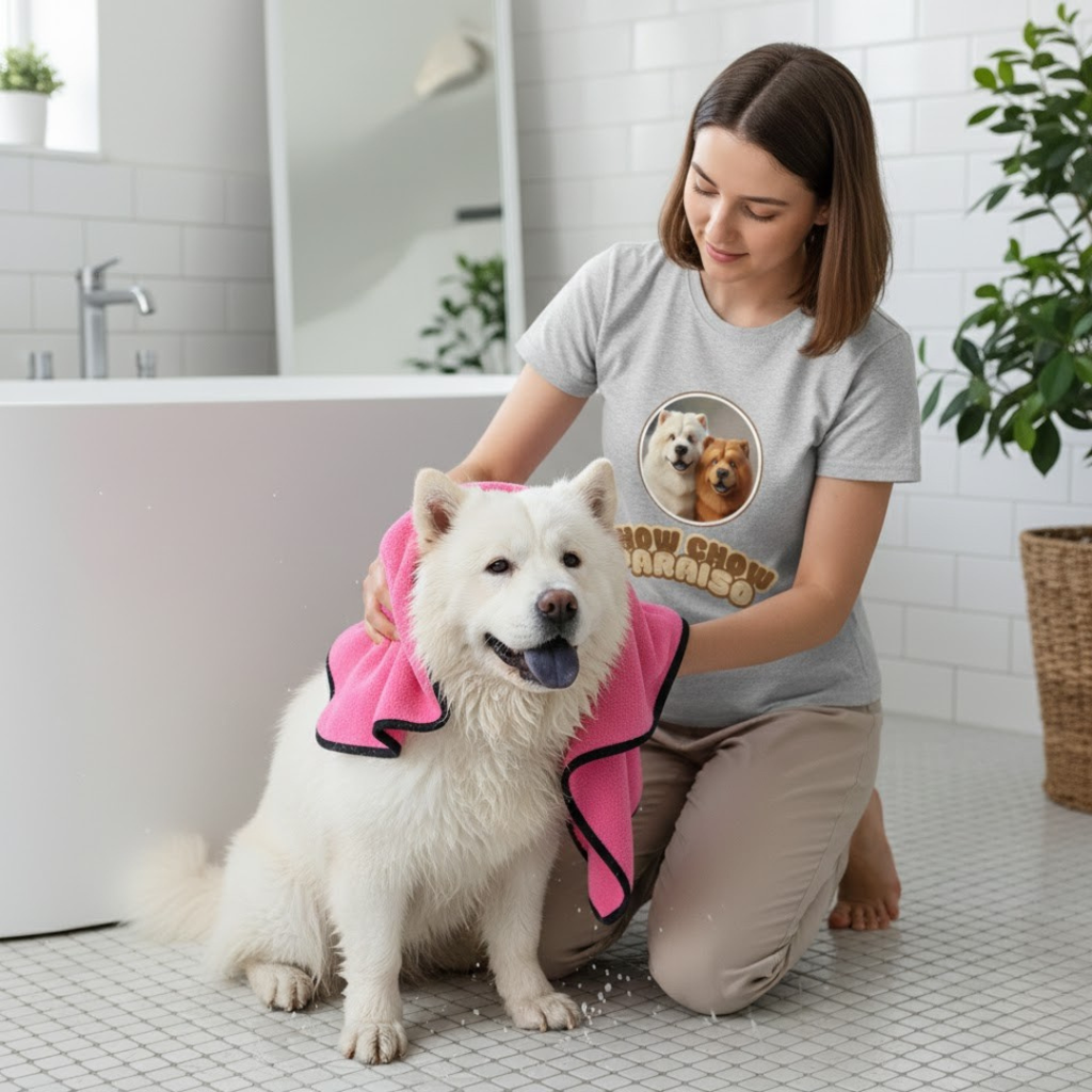 Toalla de baño absorbente de nanofibra para mascotas en varios tamaños