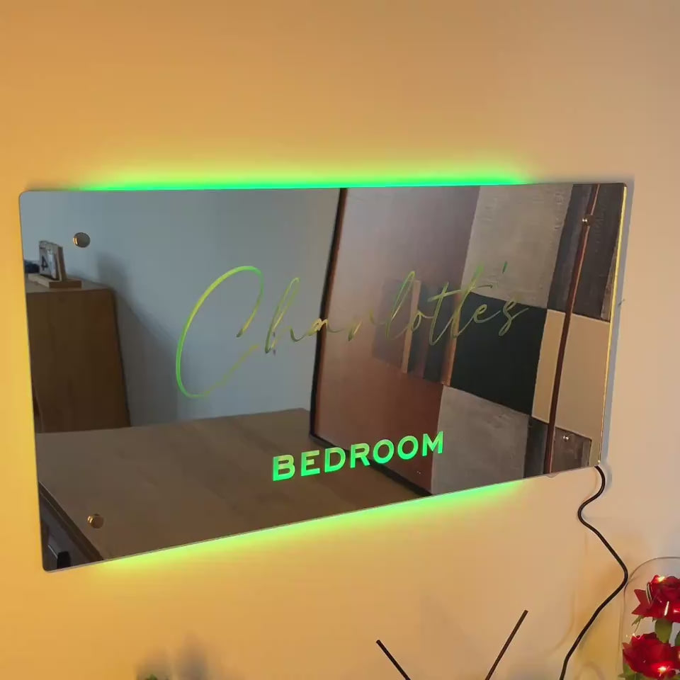 Espejo LED "Luz de Lealtad" - Personalizable