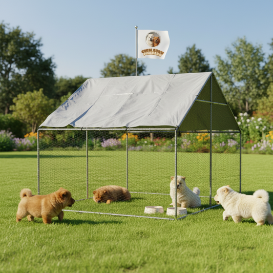 J3-🏡🐕 Jaula Premium XXL Chow Chow Paraíso: Seguridad, Resistencia y Comodidad para tu Mejor Amigo ✨