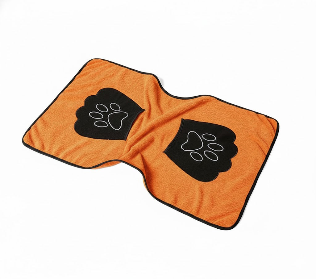 Toalla absorbente de algodón para mascotas de secado rápido y uso diario