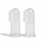 Cepillo dental de silicona suave para dedo para higiene bucal de mascotas pequeñas