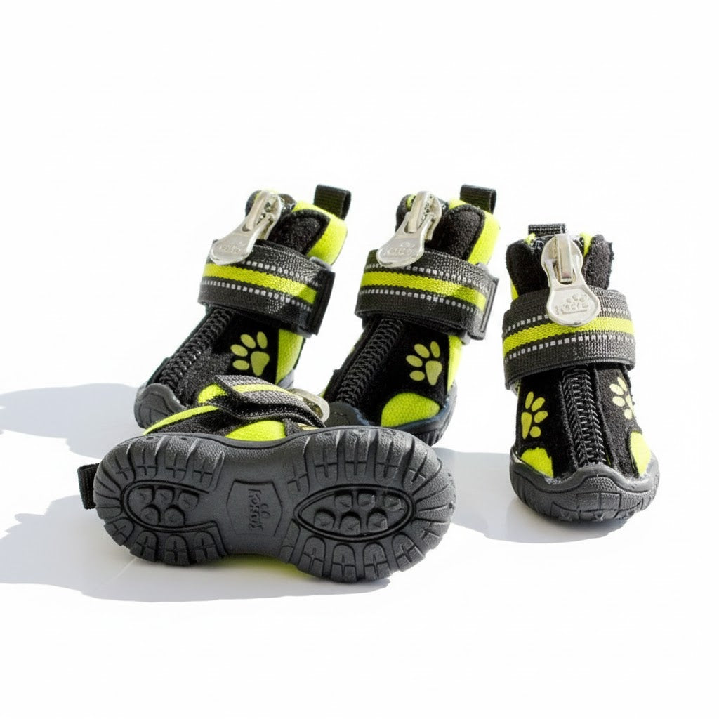 Botas impermeables antideslizantes para perros medianos y grandes de ante sintético