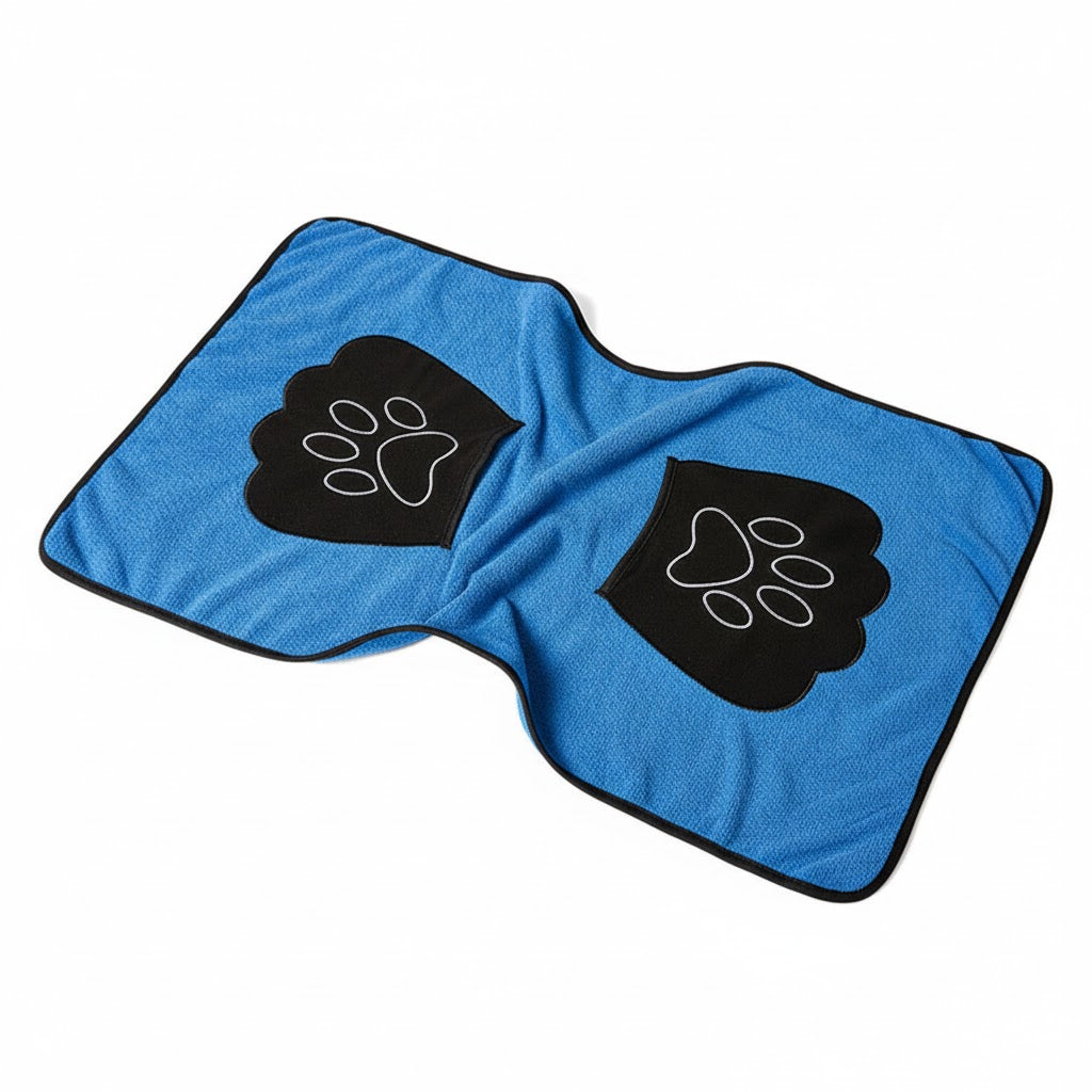 Toalla absorbente de algodón para mascotas de secado rápido y uso diario
