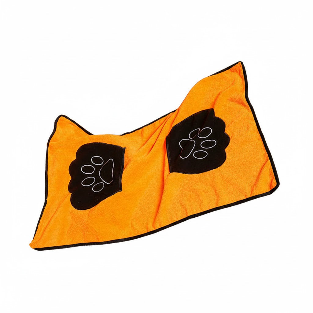 Toalla absorbente de algodón para mascotas de secado rápido y uso diario