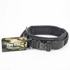 Collar y correa táctica de nylon para perros con ajuste regulable